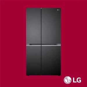 LG SxS Refrigerator 674L (GC-B257KQJW) Matte Black Finish