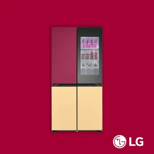 LG Cross Door Refrigerator 671L (GR-A24FDMMB) InstaView, MoodUP®, Objet Collection