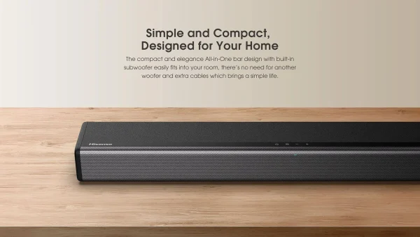 Hisense Soundbar 80W 2.1CH (HS214) - Image 7