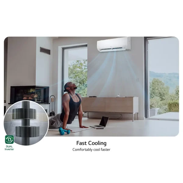 LG Split AC 1.0 HP Inverter - Image 4