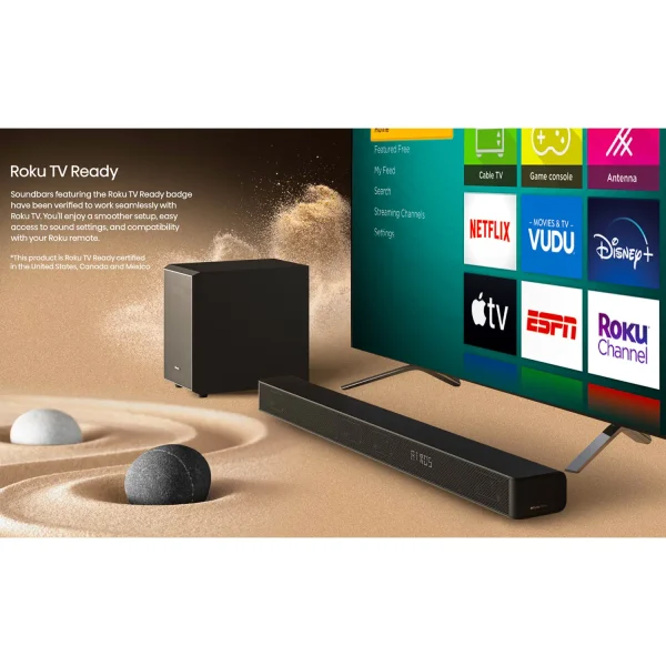 Hisense Soundbar with Subwoofer 280W 3.1CH (AX3100G) - Image 6