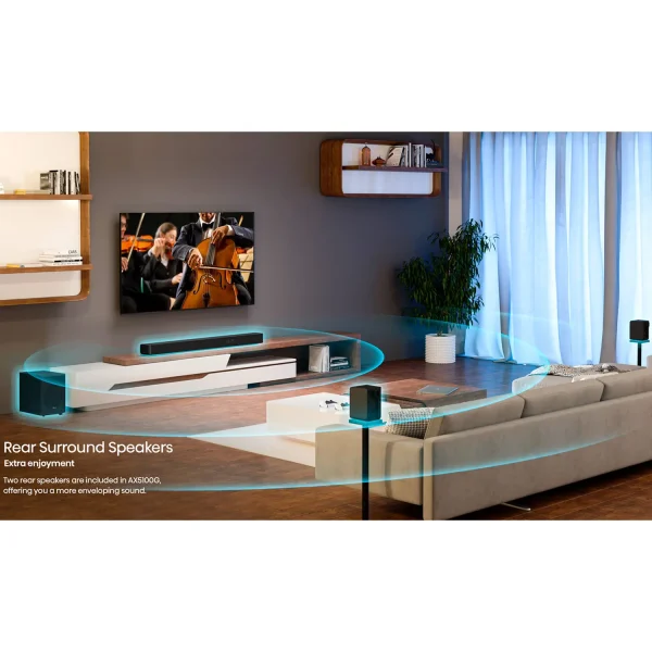 Hisense Soundbar with Subwoofer 280W 3.1CH (AX3100G) - Image 5