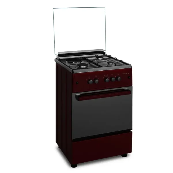 Maxi Gas Cooker 60x60 CM (3+1) Burners Red - Image 3