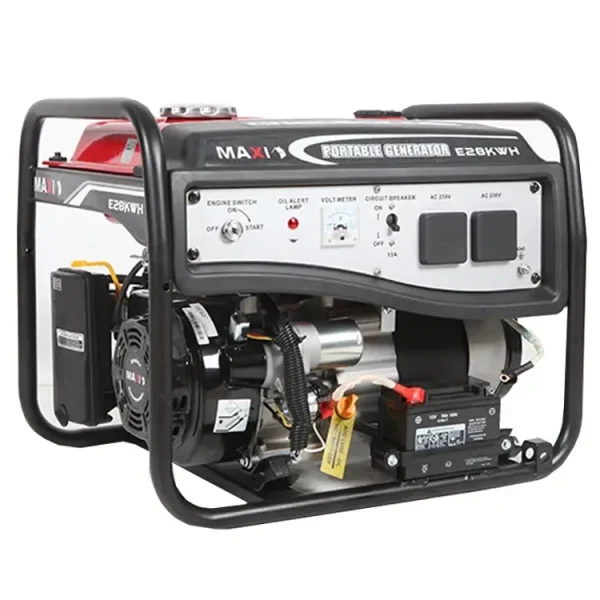 Maxi Generator 3.5kVa | 2.8kW | with Key & Wheels (E28KWH) - Image 7