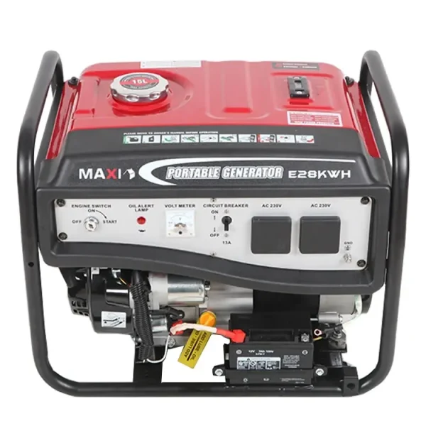 Maxi Generator 3.5kVa | 2.8kW | with Key & Wheels (E28KWH) - Image 4
