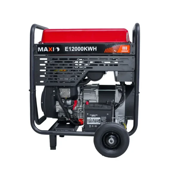 Maxi Generator 15kVa | 12kW | with Key & Wheels (E12000KWH) - Image 5