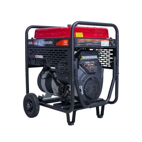 Maxi Generator 15kVa | 12kW | with Key & Wheels (E12000KWH) - Image 3