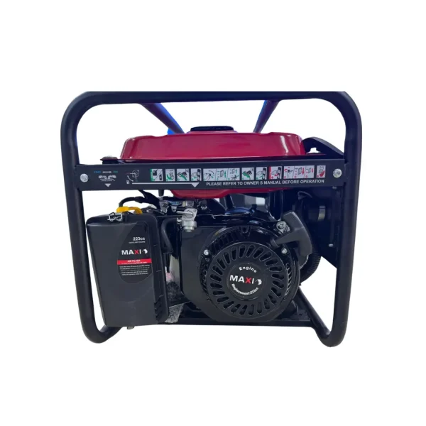 Maxi Generator 4.1kVa | 3.3kW | with Key & Wheels (E33KWH) - Image 3