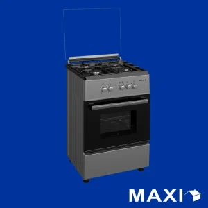 Maxi Gas Cooker 60x60 CM (4) Burners Black & Grey (BASIC)