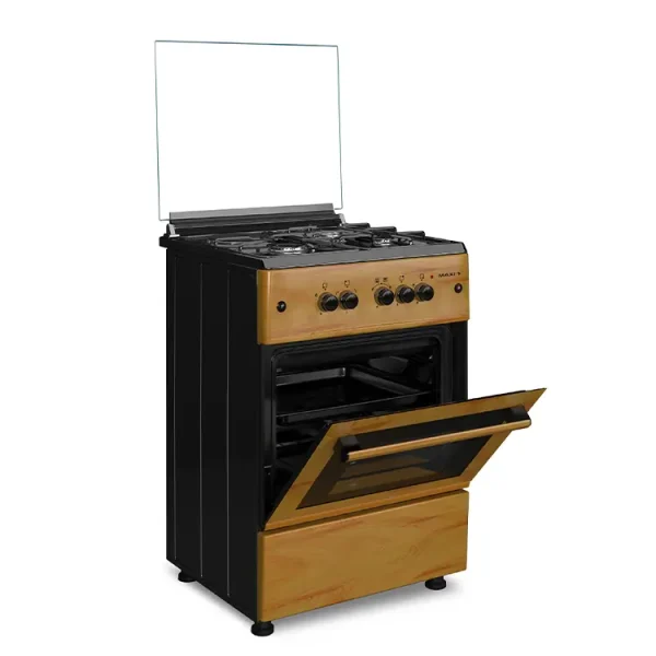 Maxi Gas Cooker 60x60 CM (3+1) Burners IGL Wood - Image 5