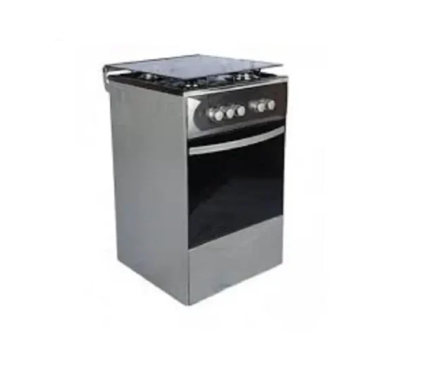 Maxi Gas Cooker 50x50 CM (3+1) Burners Inox - Image 3