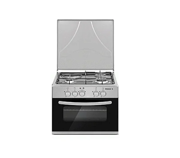 Maxi Gas Cooker 50x50 CM (3+1) Burners Inox - Image 2